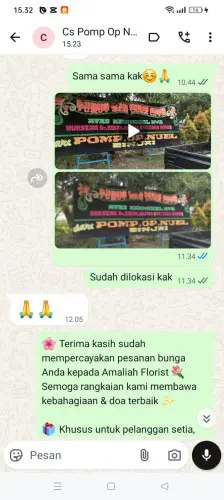 Testimonial Papan Bunga warungbanten